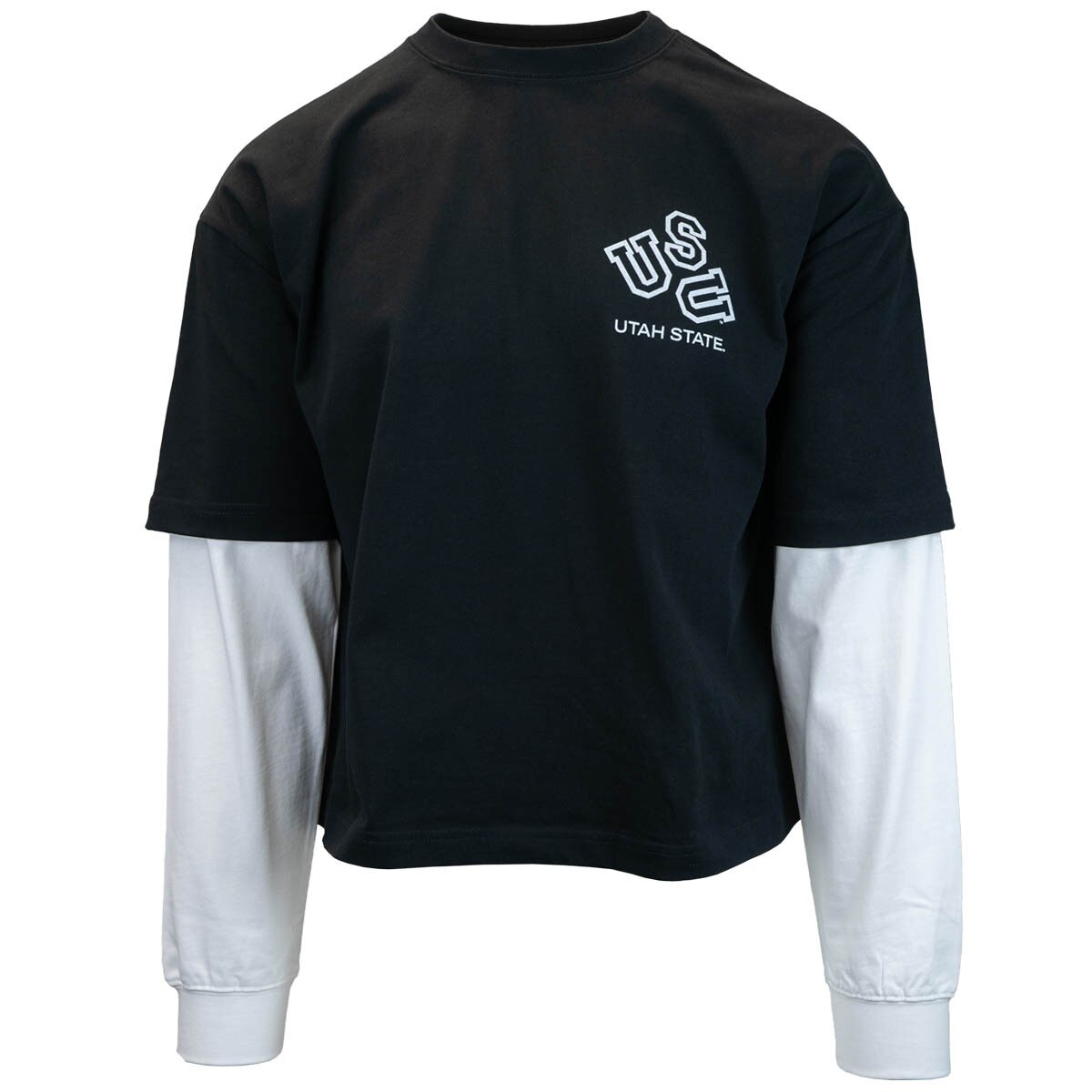 USU Utah State Layered Long-Sleeve T-Shirt